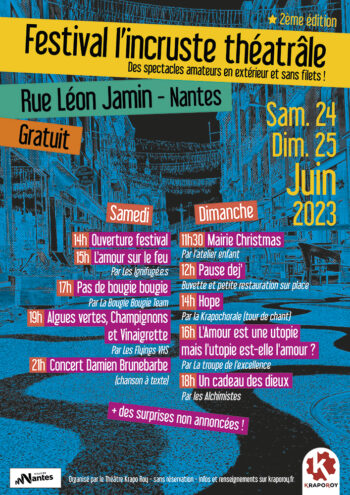 Festival de l’incruste Théâtrale – 2eme édition